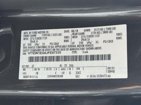 Used 2018 Ford F150 XLT w/ Equipment Group 302A Luxury AWD/4WD image 34