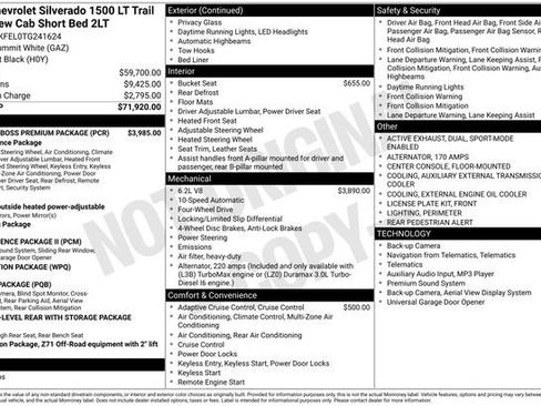 New 2026 Chevrolet Silverado 1500 LT Trail Boss w/ LT Trail Boss Premium Package image 6