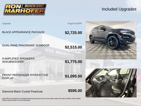 Used 2023 Jeep Grand Cherokee Limited w/ Black Appearance Package AWD/4WD image 6
