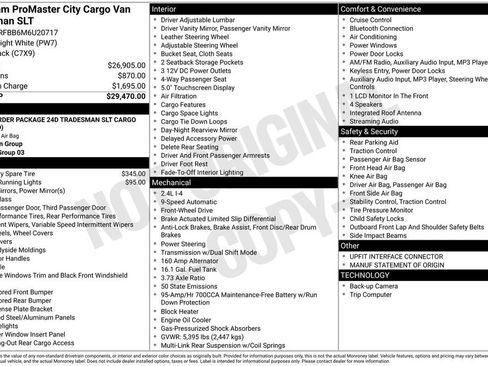Used 2021 RAM ProMaster City Tradesman SLT FWD image 17