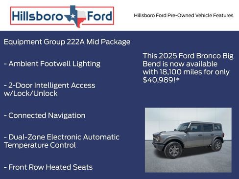 Used 2025 Ford Bronco Big Bend AWD/4WD image 3