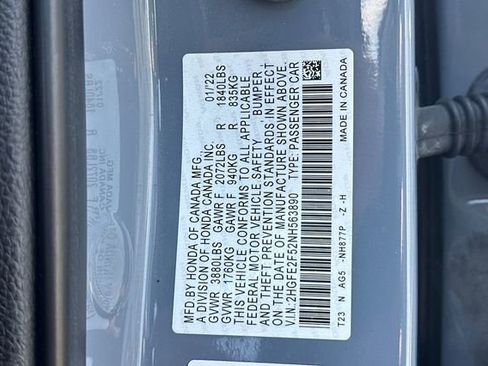 Used 2022 Honda Civic Sport image 30