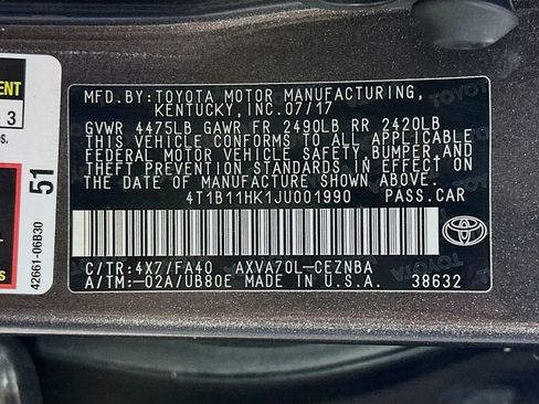 Used 2018 Toyota Camry LE image 35
