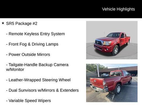 Used 2011 Toyota Tacoma 4x4 Access Cab V6 w/ SR5 Pkg #2 image 12