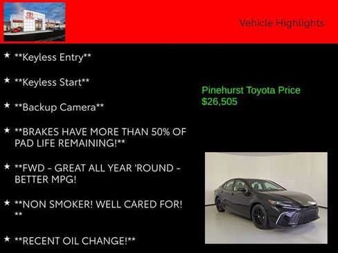 Certified 2025 Toyota Camry SE w/ Convenience Package image 13