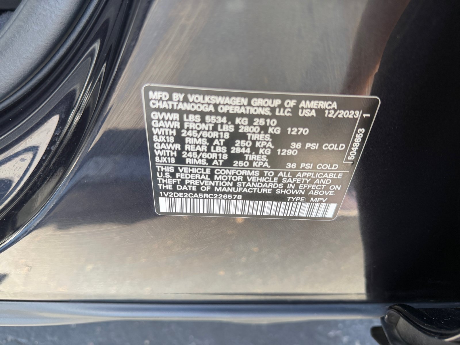 Certified 2024 Volkswagen Atlas Cross Sport SE FWD image 24