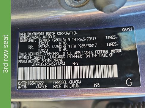 Used 2021 Toyota 4Runner SR5 RWD image 42