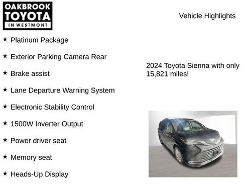 Certified 2024 Toyota Sienna Platinum image 7
