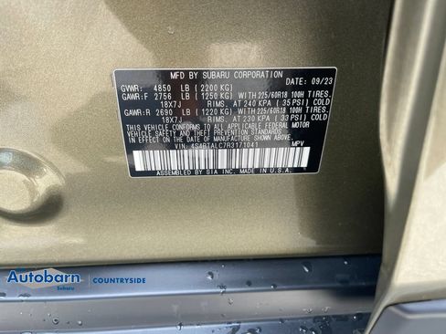 Certified 2024 Subaru Outback Onyx Edition AWD/4WD image 29