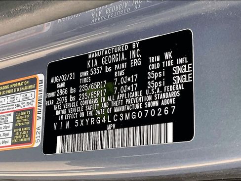 Used 2021 Kia Sorento LX FWD image 34