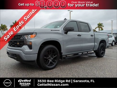 Used 2024 Chevrolet Silverado 1500 Custom w/ LPO, Dark Essentials Package image 1