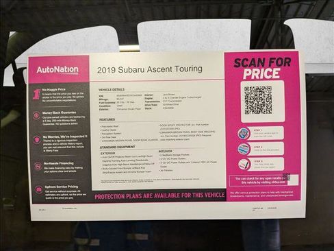 Used 2019 Subaru Ascent Touring w/ Popular Package #2A image 25