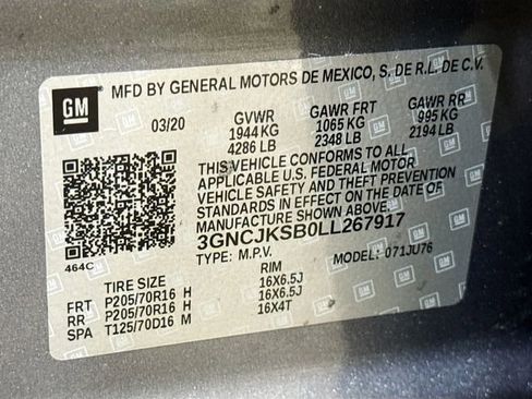 Used 2020 Chevrolet Trax LS w/ Tint and Cruise Package image 28