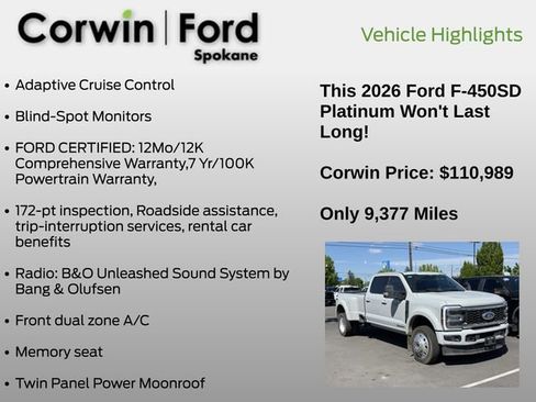 Used 2026 Ford F450 Platinum AWD/4WD image 6