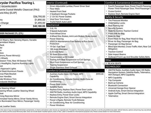 Used 2019 Chrysler Pacifica Touring-L FWD image 7