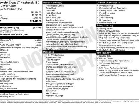 Used 2017 Chevrolet Cruze LT w/ Convenience Package FWD image 18