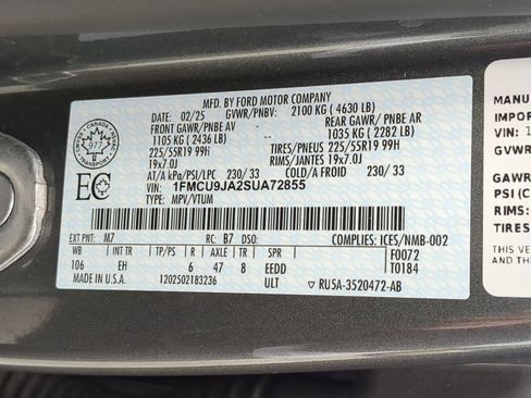 Used 2025 Ford Escape Platinum image 36