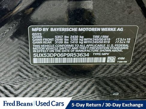 Used 2023 BMW X3 xDrive30i w/ M Sport Package AWD/4WD image 41