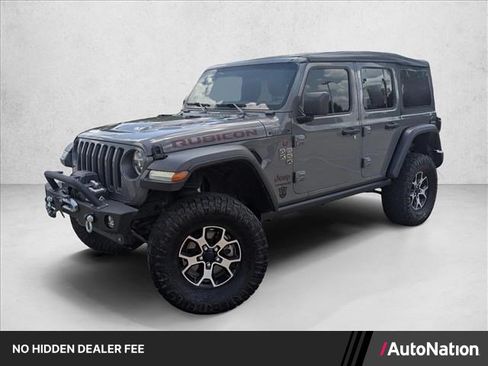 Used 2021 Jeep Wrangler Unlimited Rubicon w/ LED Lighting Group AWD/4WD image 1