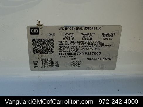 Used 2022 GMC Sierra 2500 Pro w/ Convenience Package image 33