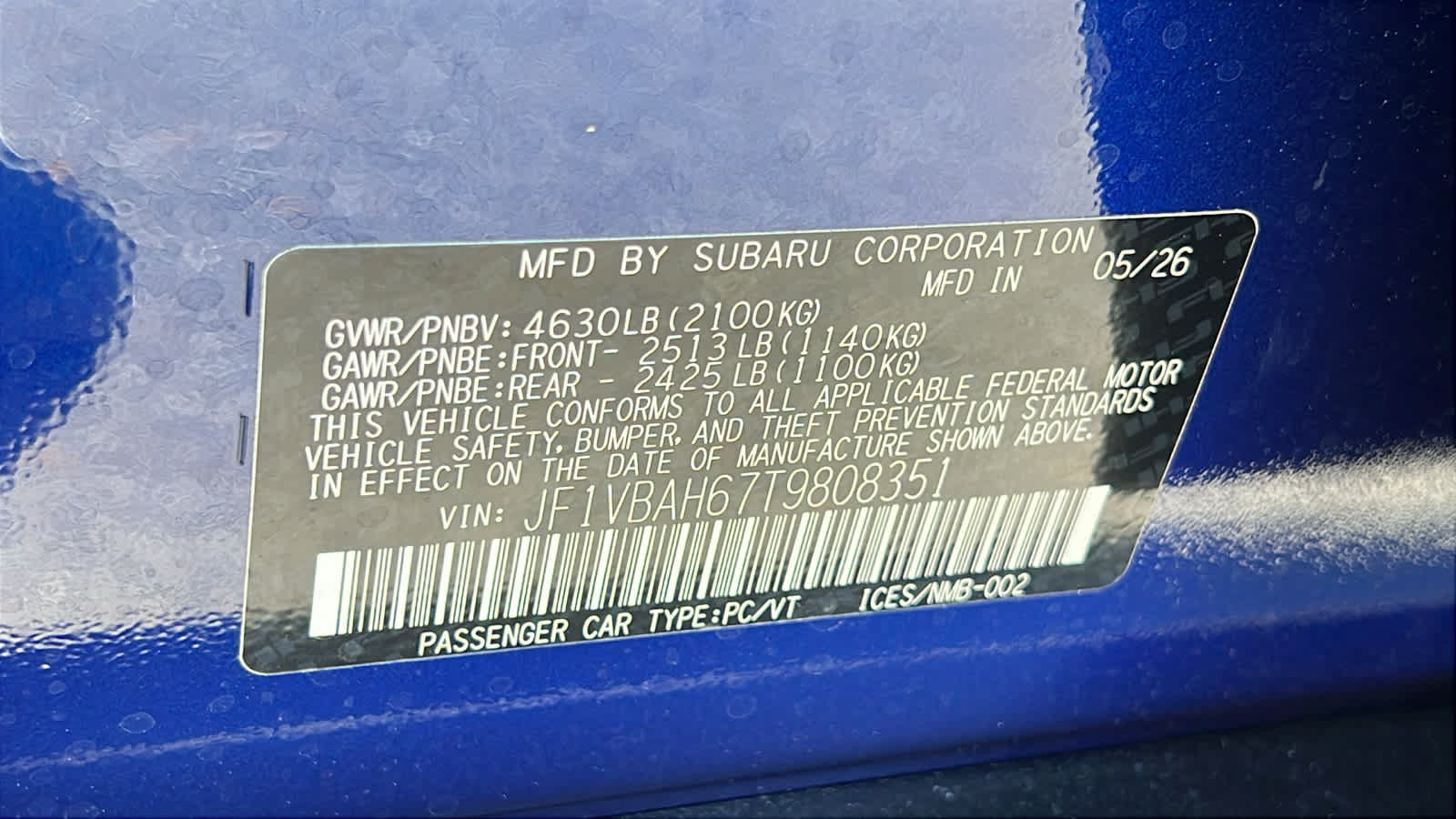 New 2026 Subaru WRX Premium AWD/4WD image 30