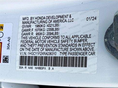 Certified 2024 Honda Accord LX image 33