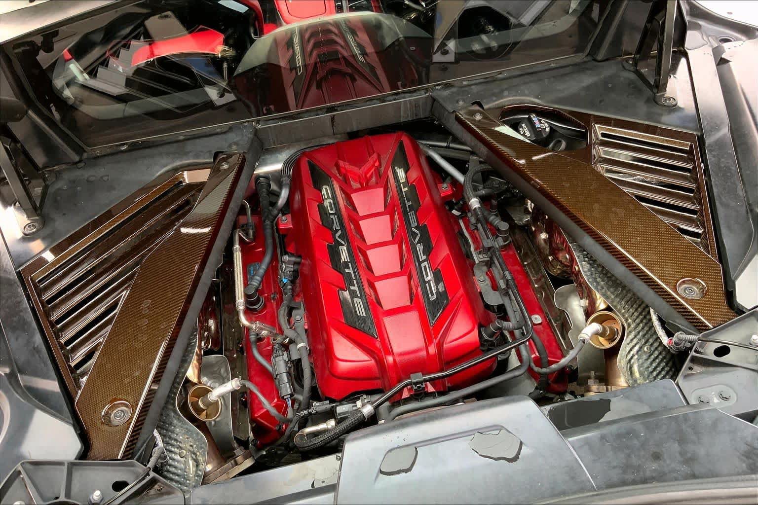 Used 2021 Chevrolet Corvette Stingray Preferred Cpe w/ Engine Appearance Package RWD image 57