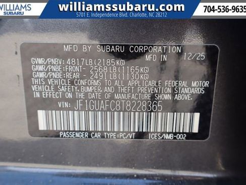 New 2026 Subaru Impreza 2.0i Sport AWD/4WD image 23