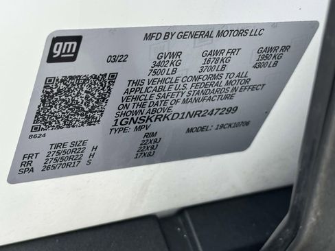 Certified 2022 Chevrolet Tahoe RST w/ Luxury Package image 28