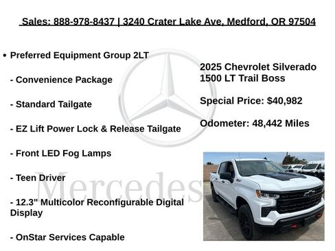 Used 2025 Chevrolet Silverado 1500 LT Trail Boss w/ Protection Package AWD/4WD image 18