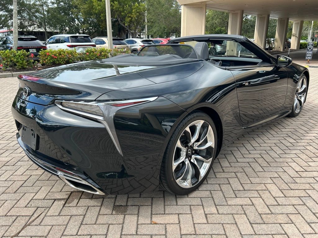 Certified 2022 Lexus LC 500 Convertible w/ Touring Package RWD image 3