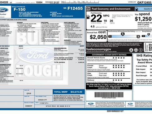 Used 2016 Ford F150 XLT w/ Equipment Group 302A Luxury image 9