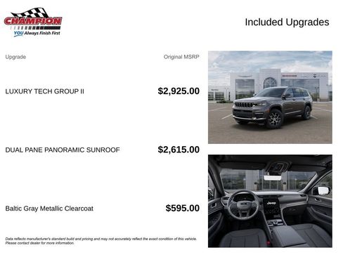 New 2025 Jeep Grand Cherokee L Limited w/ Luxury Tech Group II image 6