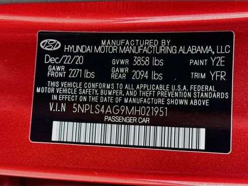 Used 2021 Hyundai Elantra SEL w/ Convenience Package FWD image 30