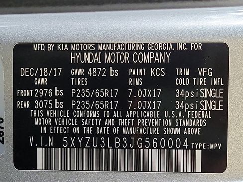 Used 2018 Hyundai Santa Fe Sport w/ 2.4L Value Package 02 image 33