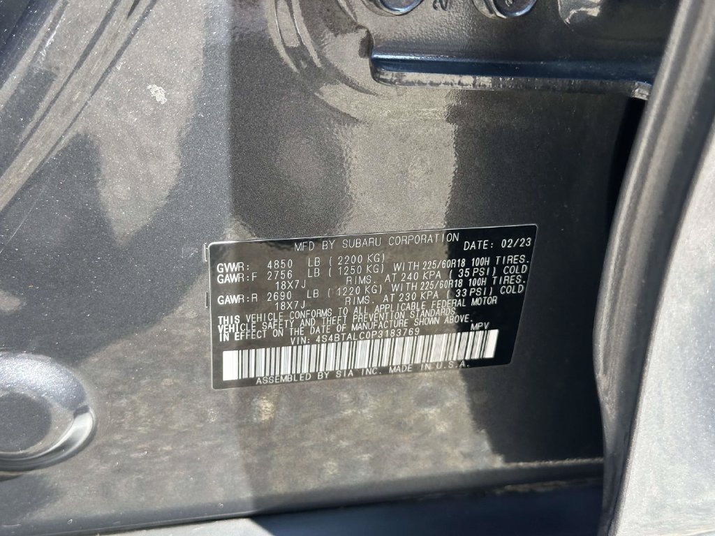 Certified 2023 Subaru Outback Onyx Edition AWD/4WD image 13