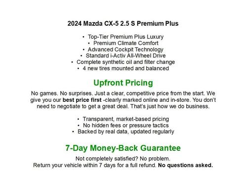 Used 2024 MAZDA CX-5 AWD 2.5 S w/ Premium Plus Pkg image 1