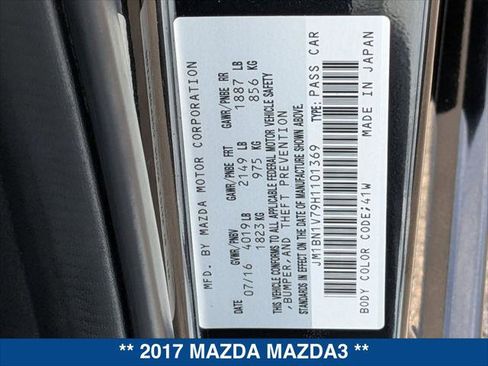 Used 2017 MAZDA MAZDA3 Touring w/ Popular Equipment Package image 25