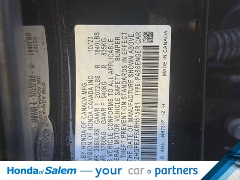 Used 2024 Honda Civic Sport image 23