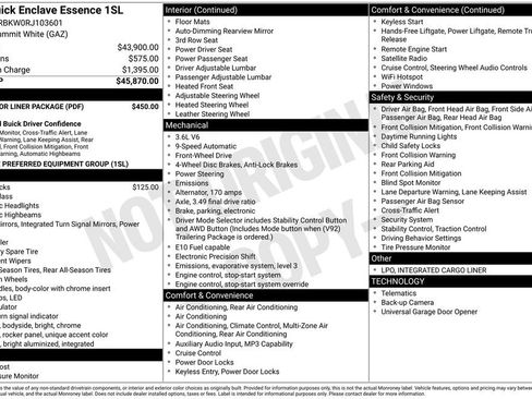 Used 2024 Buick Enclave Essence w/ LPO, Floor Liner Package image 41