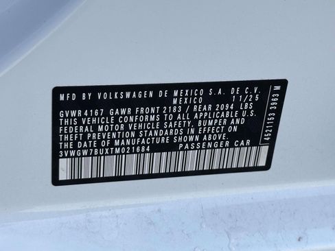 New 2026 Volkswagen Jetta SEL image 16