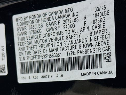 Used 2025 Honda Civic Sport image 12