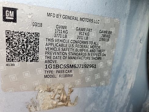 Used 2018 Chevrolet Cruze LS FWD image 37