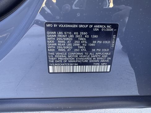 New 2026 Volkswagen Atlas SE image 27