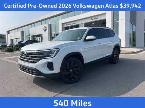 Certified 2026 Volkswagen Atlas SE AWD/4WD image 1