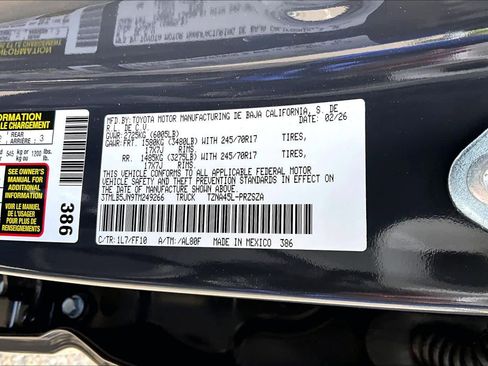 Used 2026 Toyota Tacoma SR5 AWD/4WD image 36