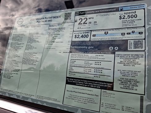 New 2025 Nissan Pathfinder Platinum image 5