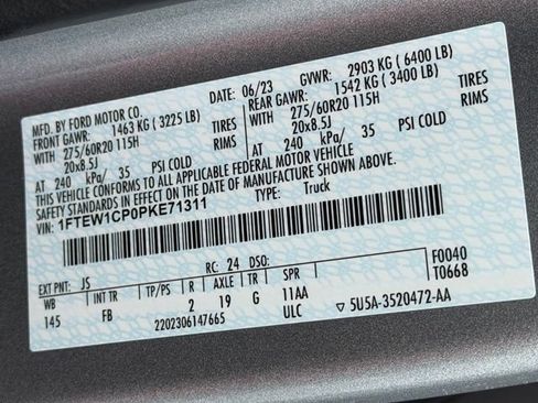 Used 2023 Ford F150 XLT w/ Equipment Group 302A High RWD image 5