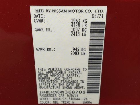 Used 2021 Nissan Altima 2.5 SR w/ SR Premium Package image 33