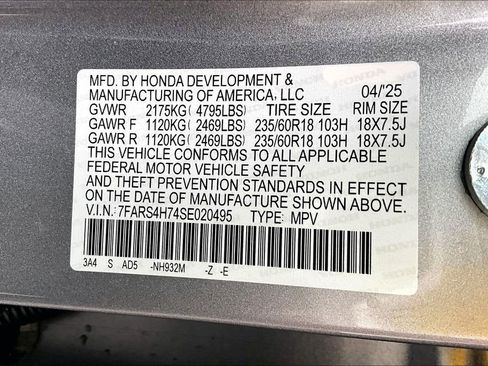 Used 2025 Honda CR-V EX-L image 35